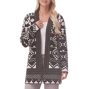 FRYE Women's The Cozy Cardigan Jacquard Pattern NWT